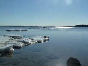 Islossning vid havet